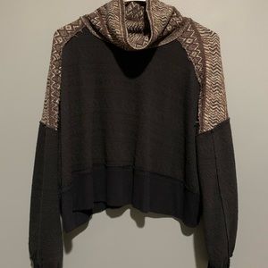 Cropped turtleneck Free People sweater